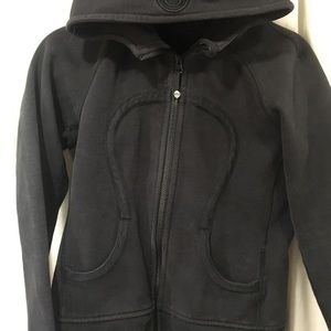 Lululemon Scuba Sweatshirt Size 6 Black hoodie